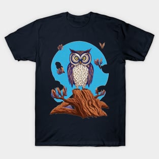 Owl on a Stump T-Shirt